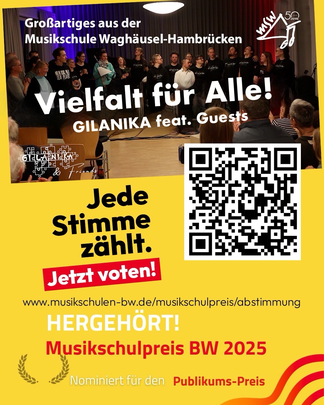 JETZT ABSTIMMEN – für Musik, die verbindet!