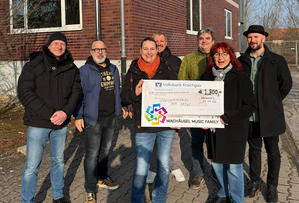 Waghäusel Music Family spendet an Förderverein